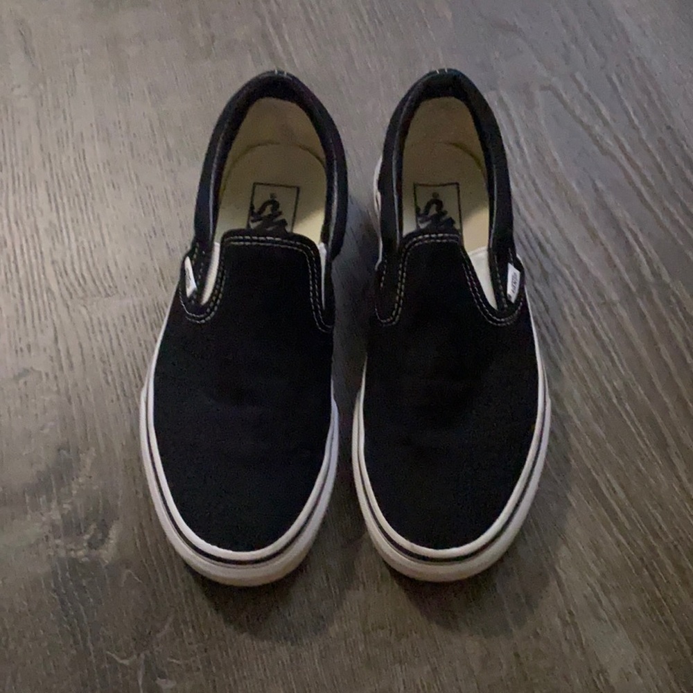 Vans Black Slip-on Sneakers